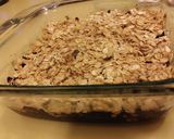A picture of step 6 of Mom's Classic Blueberry Crisp.