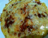 Foto langkah ke 3 dari resep Omelete Abon Keju Mozarella.