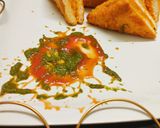 A picture of step 4 of Bread pakoda.