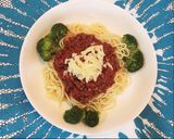 Hình bước làm 5 của món Mì Spaghetti sốt bò bằm & cà chua