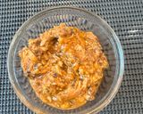 A picture of step 2 of Ultra Healthy and Amazing Open Face Spicy Sardine Toastie.- WOWOWWWWEee - Full of Omega 3 as Well.
