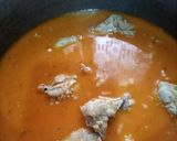 A picture of step 5 of Instant achari sauce chicken 😋😋.