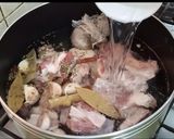 A picture of step 3 of Rangeen Pulao.