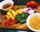 अरहर दाल सांबर (arhar dal sambar recipe in Hindi) रेसिपी चरण 1 फोटो