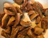 A picture of step 3 of Noodle and Mushroom Soup in 10 Minutes.