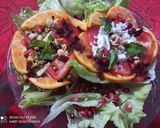 A picture of step 8 of Cream cheese fruit and Sprout Salad.