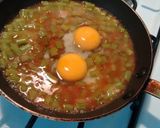 Foto del paso 4 de la receta: Judías verdes con tomate y huevo. ॐ