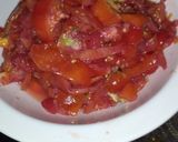 A picture of step 2 of White yam and tomatoes stew.