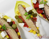 Foto del paso 4 de la receta: Endibias rellenas en ensalada con caballa del sur