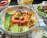 Hình bước làm 7 của món Bữa cơm đủ 5 nguyên liệu của tuần 10