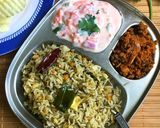 A picture of step 6 of Achaari Gongura Rice.