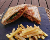 Foto del paso 8 de la receta: Sándwich de pollo mechado