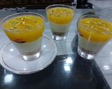 A picture of step 5 of Orange creamy pudding custard.