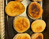 A picture of step 7 of English muffins.