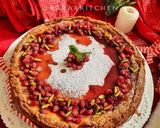 A picture of step 25 of Cheese Cake with Pomegranate compote.