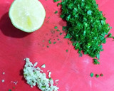 Foto del paso 10 de la receta: Chipirones rellenos a la plancha con toque de limón encurtido
