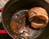 A picture of step 3 of Japanese braised pork belly.