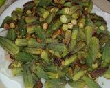 صورة لخطوة 7 من وصفة ڨناوية بالرز بالطريقة السورية (بامية بالرز)