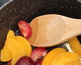 A picture of step 1 of Gluten free Peach cobbler.