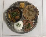 A picture of step 5 of Brinjal sabzi.