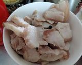 Hình bước làm 1 của món Cuốn keto rau thịt