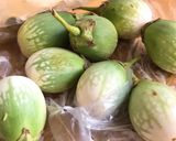 Hình bước làm 1 của món Cà Pháo Xanh Trộn Ba Khía