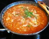 Foto del paso 9 de la receta: Garbanzos en salsa de tomate con pollo y butifarra a la barbacoa