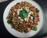 Moong sprouts, tofu & veg salad recipe step 3 photo