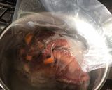 Foto del passaggio 1 della ricetta Polpo con pomodorini confit ananas e maionese di polpo