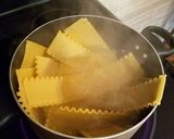 A picture of step 1 of Lasagna Roll Ups.