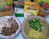 Foto langkah ke 3 dari resep Mie Ayam (topping ayam & jamur shitake).