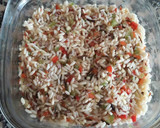 Foto del paso 3 de la receta: Tartar de arroz con curry de albahaca