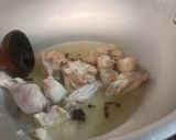 A picture of step 1 of Chicken biryani.