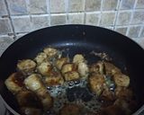 A picture of step 7 of Afghani malai chaap.