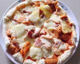 รูปขั้นตอนการทำที่ 3 ของ Homemade pizza ขนมปัง ไมโครเวฟ