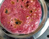 A picture of step 2 of Beetroot Roti.