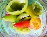 Foto del paso 3 de la receta: Ajíes en vinagre