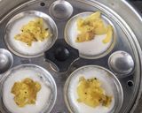 A picture of step 2 of Red potato stuffed idlis.