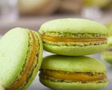 A picture of step 14 of Italian Margarita Macarons with Tequila Lime Curd Filling.
