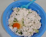 Foto langkah ke 5 dari resep Pepes Tahu Jamur Kemangi.
