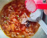 A picture of step 3 of रोटी के पोहे (कढ़ाई में).