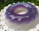 Foto langkah ke 5 dari resep Puding Bunga Telang Lapis Kelapa Muda.