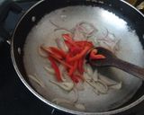 A picture of step 5 of Soya Chunks Wrap.