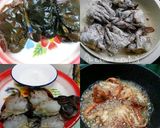 รูปขั้นตอนการทำที่ 1 ของ ปูนิ่มผัดพริกไทยดำ
