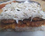 A picture of step 7 of Chicken Supreme Burger.