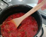 Une image de l'étape 5 de Moules à la Catalane.
