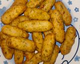 Hình bước làm 5 của món Khoai mì chiên (bánh cay)