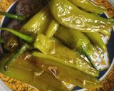 A picture of step 1 of Hyderabadi Mirchi Ka Salan Aur Pulao.