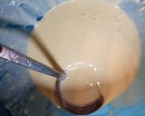 Házilag készült gofri pudingkrémmel és gyümölcsökkel 1290 recept fázis 4 fotója