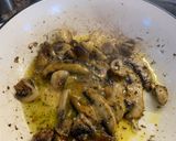 A picture of step 5 of Mushroom Bruschetta.